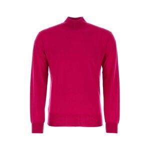 Pt Torino Men Fuchsia Wool Sweater